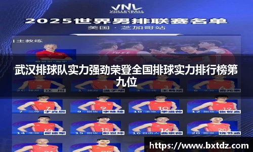 武汉排球队实力强劲荣登全国排球实力排行榜第九位